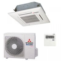 Mitsubishi Heavy Klimaanlage FDTC 25 VF/SRC 25 ZMX-S mit 2,55 kW Kühlen inkl. Paneel und FB Mitsubishi Heavy Klimaanlage FDTC 25 VF/SRC 25 ZMX-S mit 2,55 kW Kühlen inkl. Paneel und FB