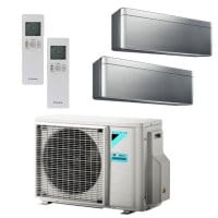 Daikin Klimaanlage Stylish 1x FTXA25BS + 1x FTXA35BS + Außengerät 2MXM50M9 5,0 kW Kühlen - R32 Daikin Klimaanlage Stylish 1x FTXA25BS + 1x FTXA35BS + Außengerät 2MXM50M9 5,0 kW Kühlen - R32
