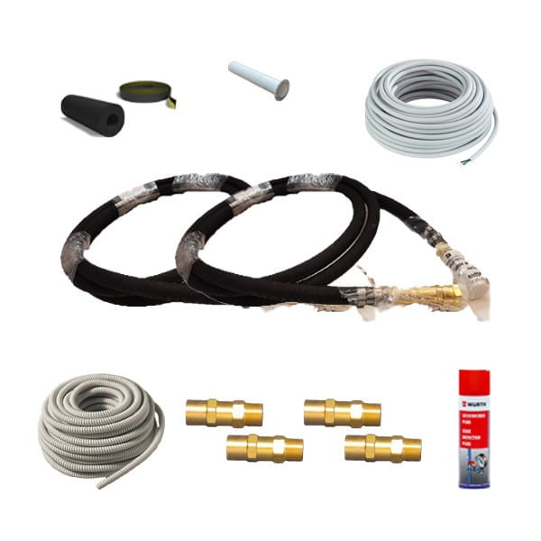 Installationsset 1 Innengerät flexible Leitung KlimaLock - 3m Länge 3/8"-5/8"