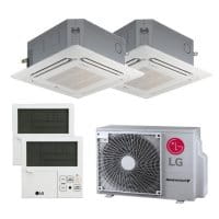 LG Duo Split Klimaanlage 1x MT06R.NR0+1x MT08R.NR0+1x MU2R17.OL0 2x (PREMTB001) 3,5 kW