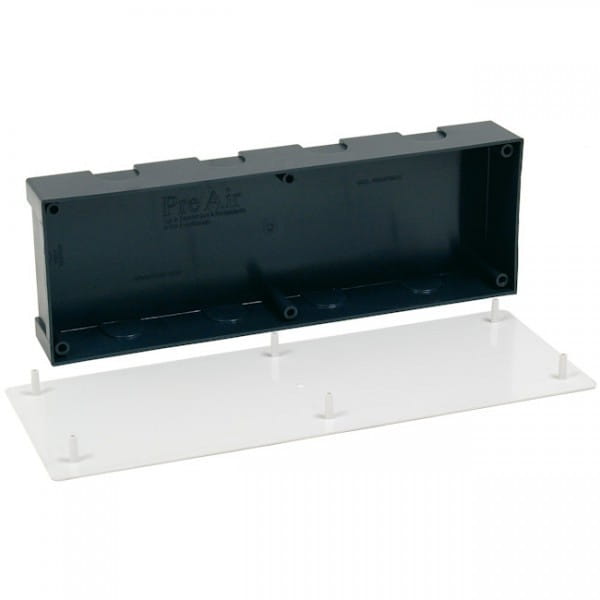 Einbaukasten PRE-AIR Abmessungen: 350x120x50 mm Farbe: schwarz mit Deckel